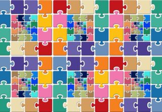 multicoloured puzzle
