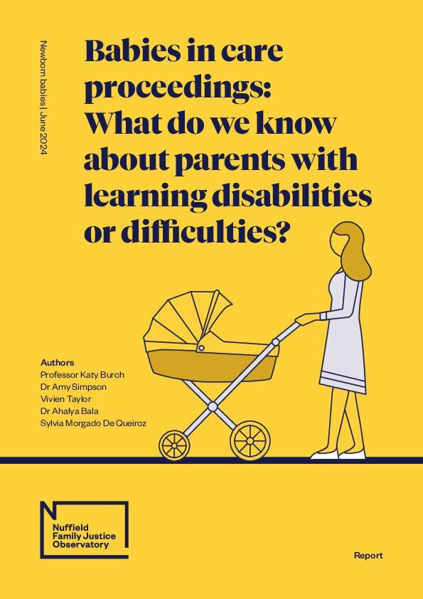 Babies in care proceedings What do we know about parents with learning disabilities or difficulties
