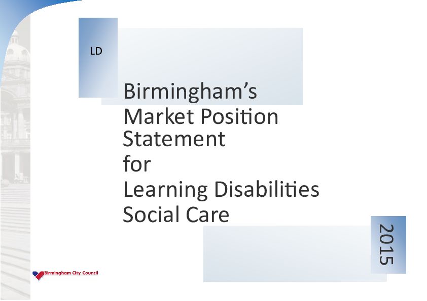 Birmingham Learning Disabilities MPS 2015