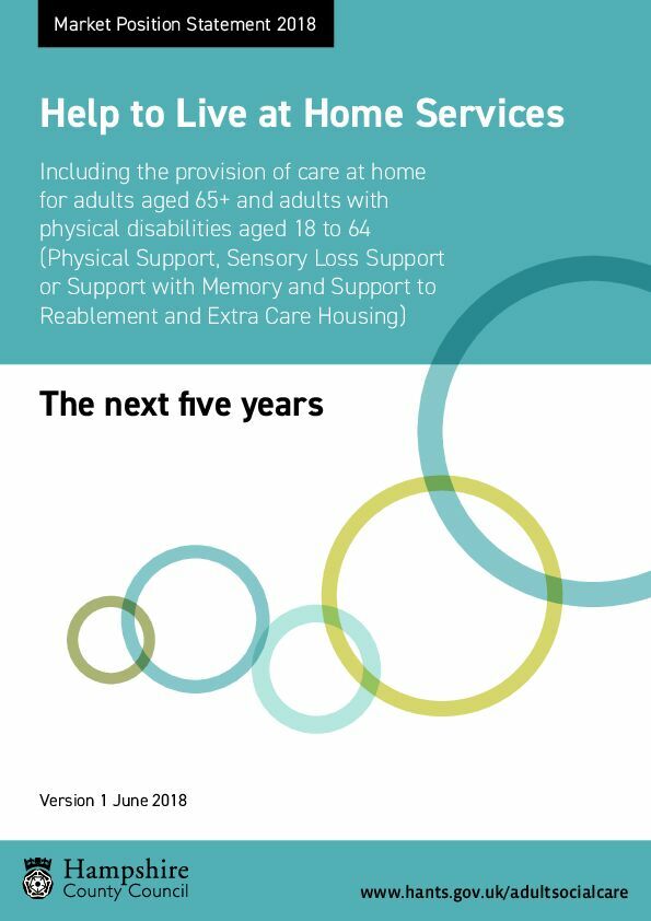 Hampshire MPS June2018 Help to live at Home