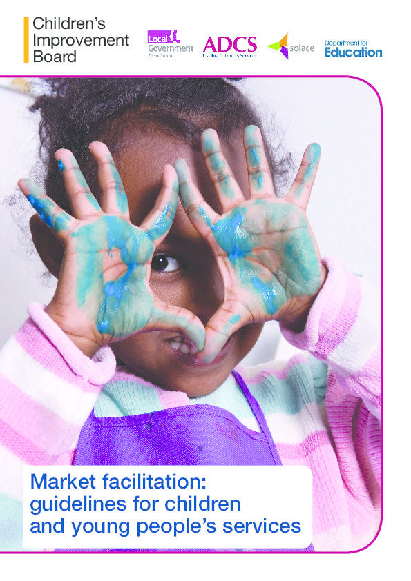 Market facilitation guidelines for children and young peoples services
