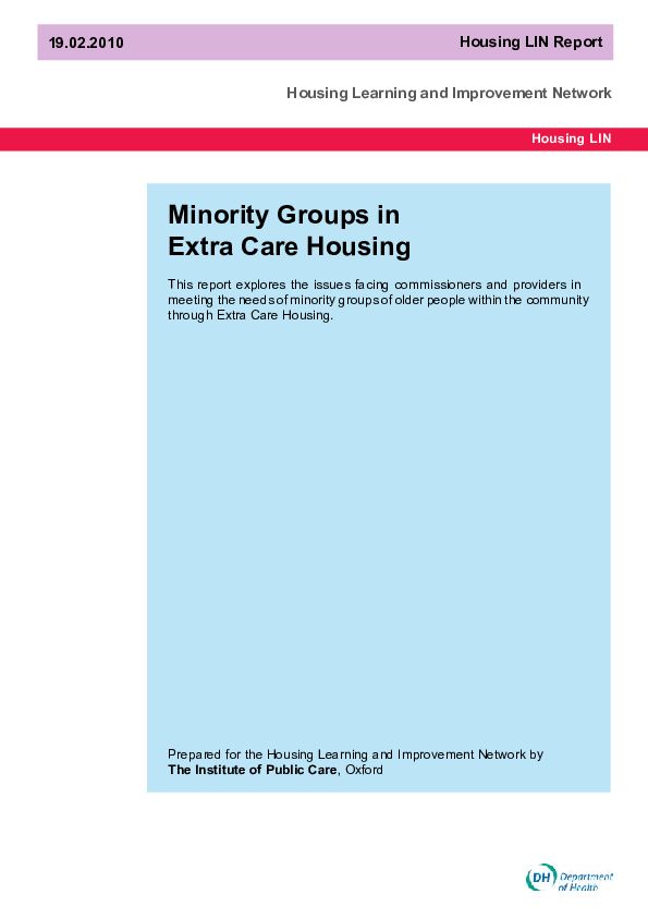 Minority Groups in ECH