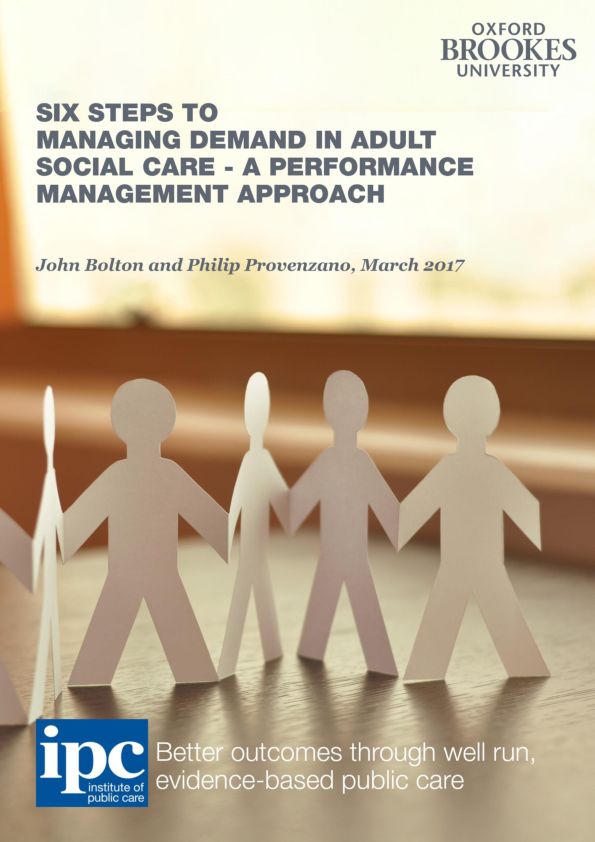 Six Steps to Managing Demand in Adult Social Care Full Report