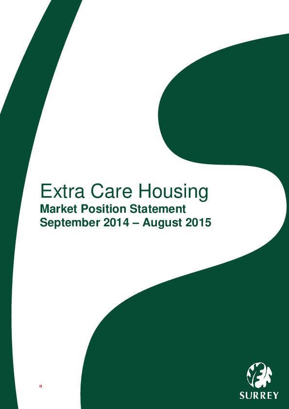 Surrey Extra Care Housing MPS 2014