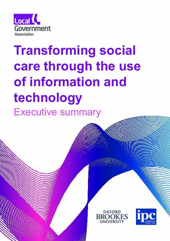 Transforming Social Care Executive Summary Jan 2017