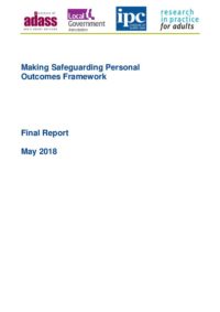 MSP Outcomes framework full report
