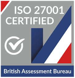 accreditation logo: ISO 27001 Certification Europe